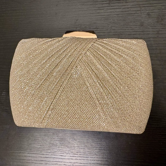 Elegant Gold Clutch Bag - Picture 2 of 5